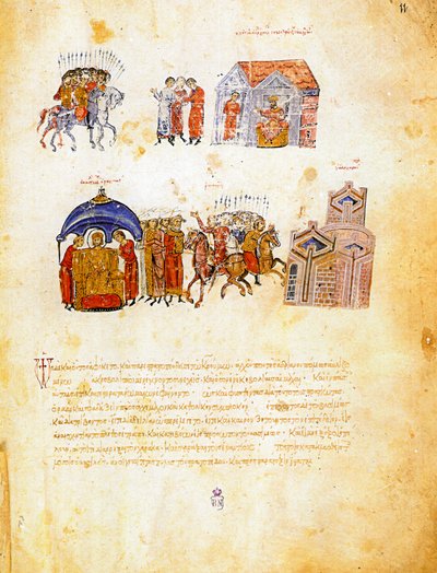 Skyllitzes Matritensis, fol. 11r. de Unbekannt Unbekannt